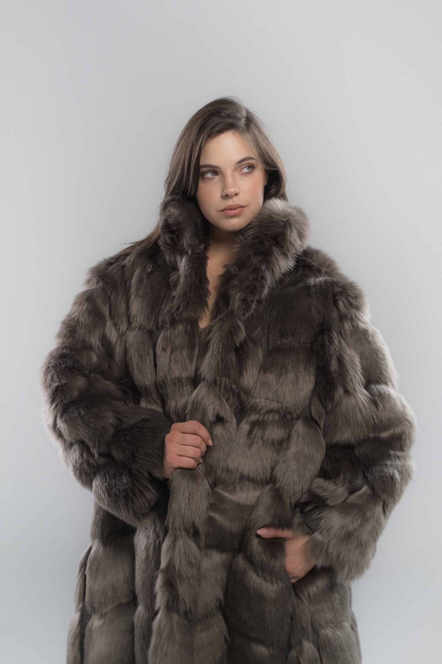 Cubic Fur Coat