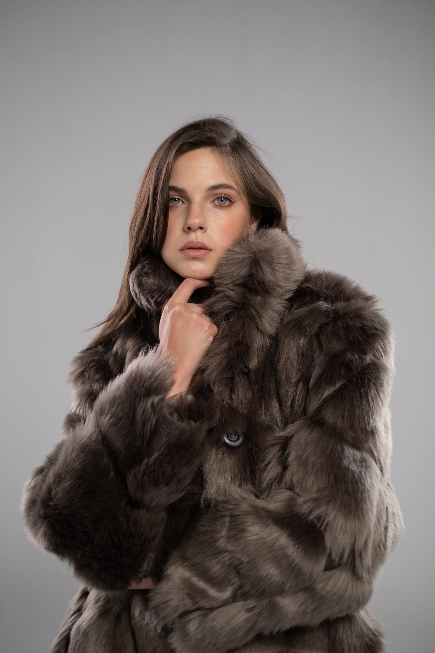 Cubic Fur Coat