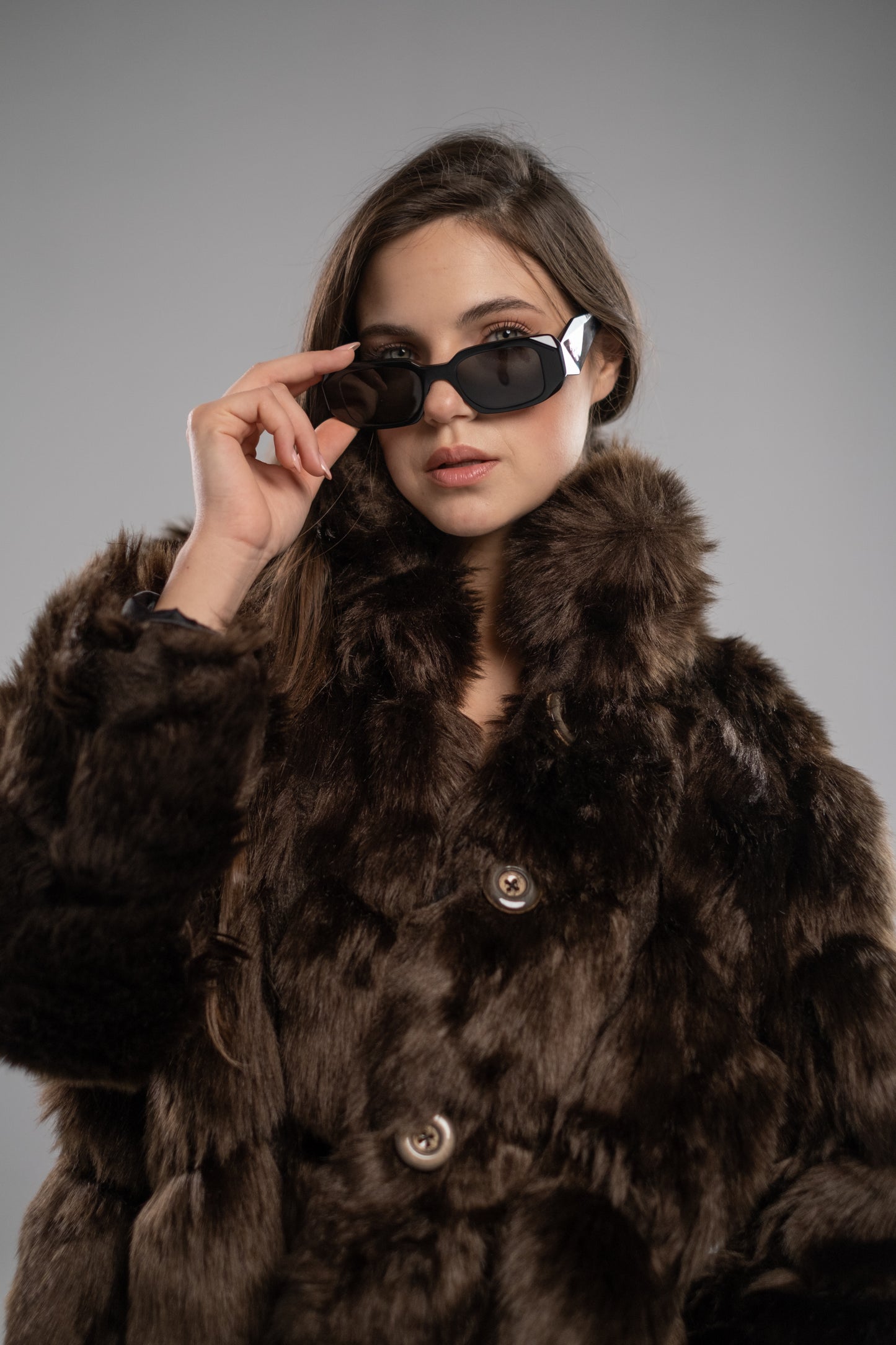Cubic Fur Coat
