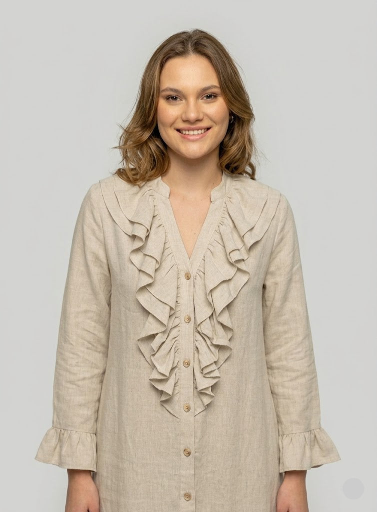 ELARA RUFFLE DRESS