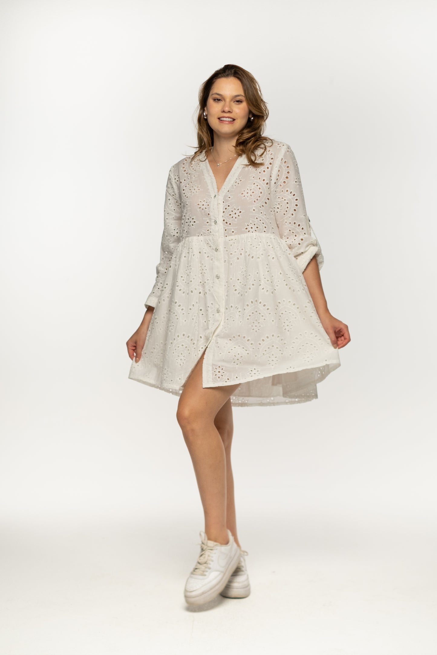 CRISP FLARE DRESS