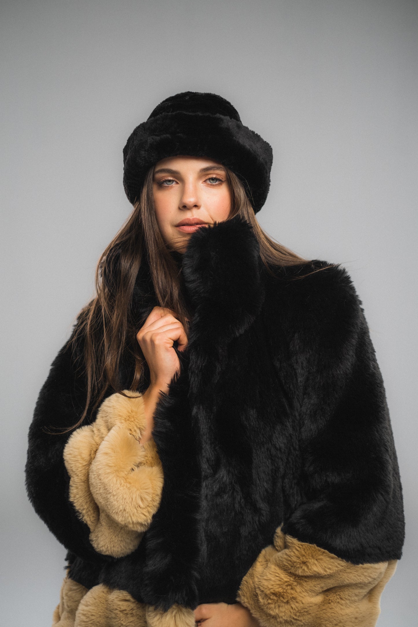 Cloud Mixed Fur Jacket