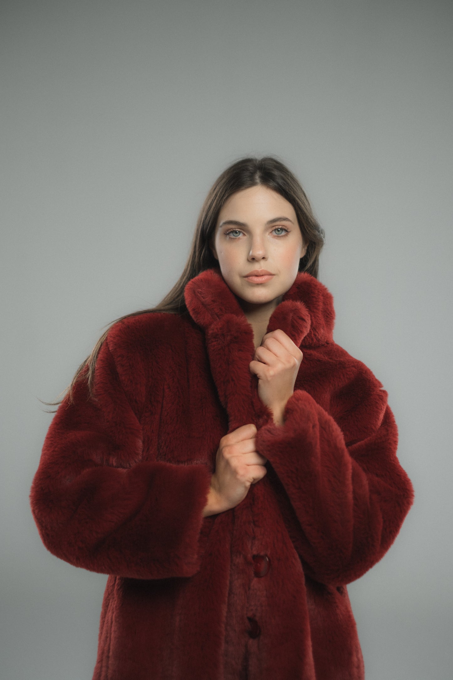 Plain Fur Coat