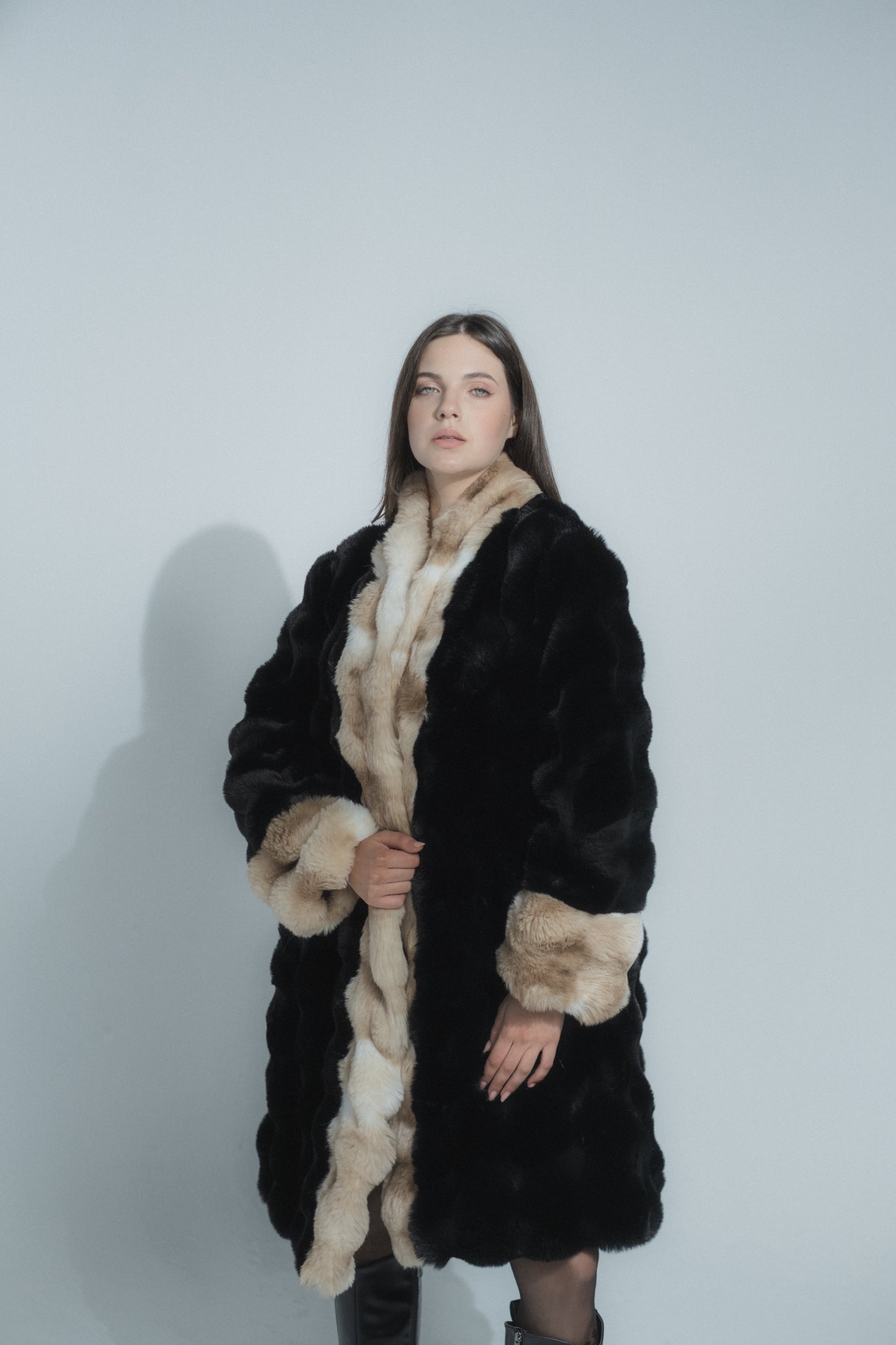 Cloud Front Fur Coat
