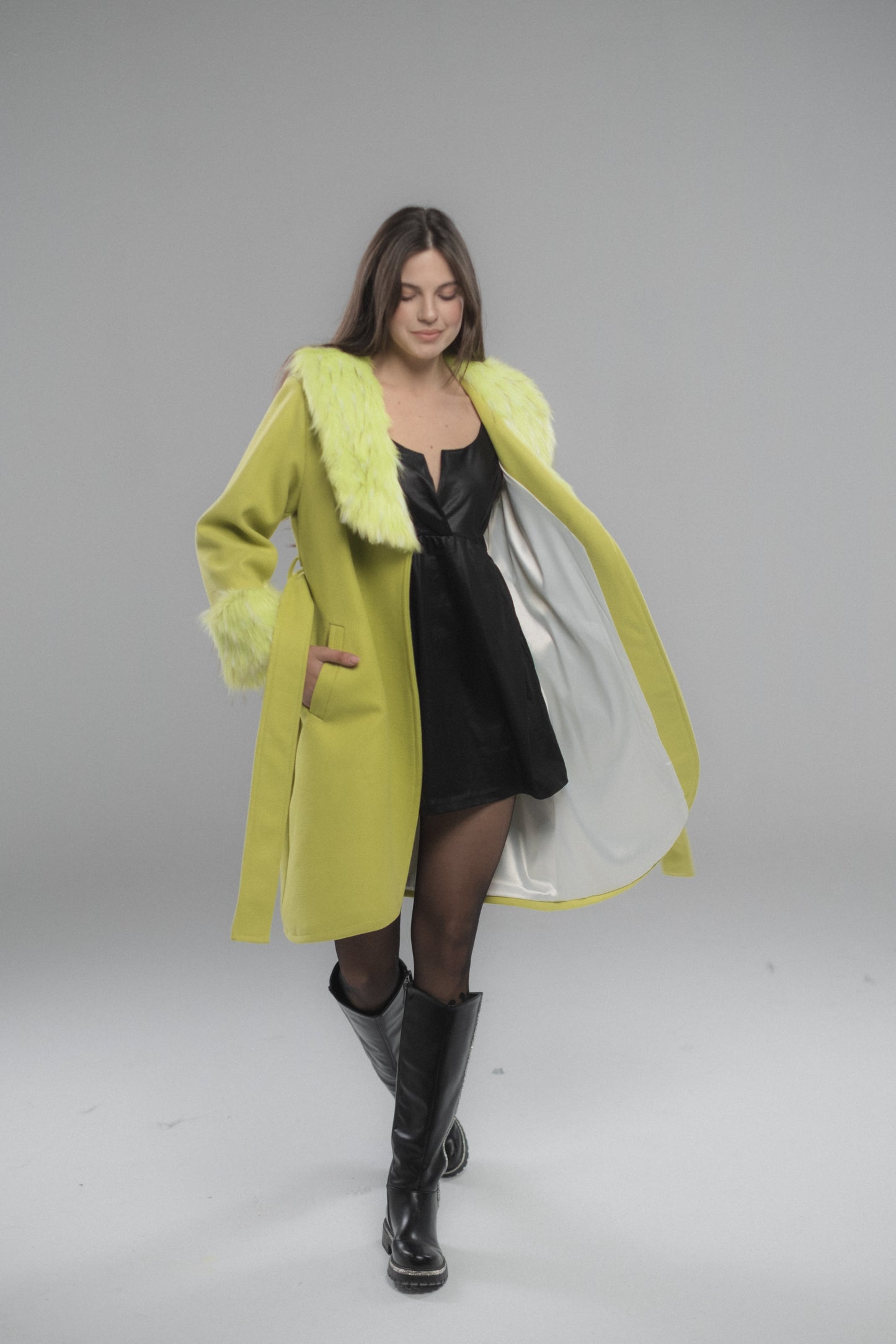Lemon Wool Russet Coat