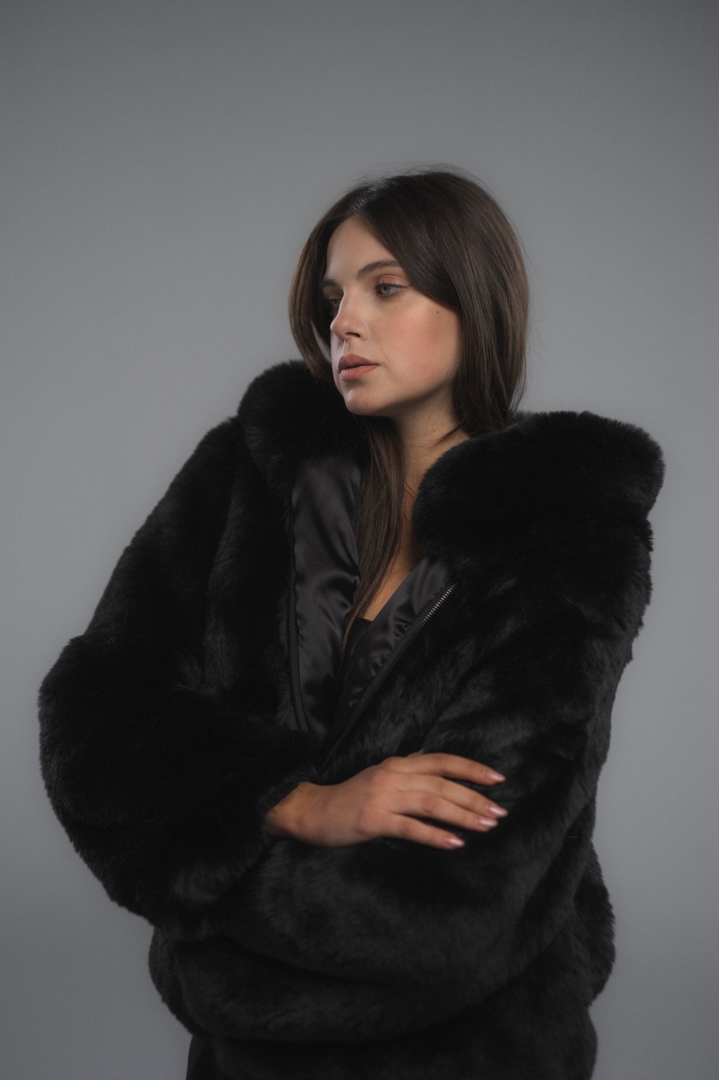Black Fur Jacket