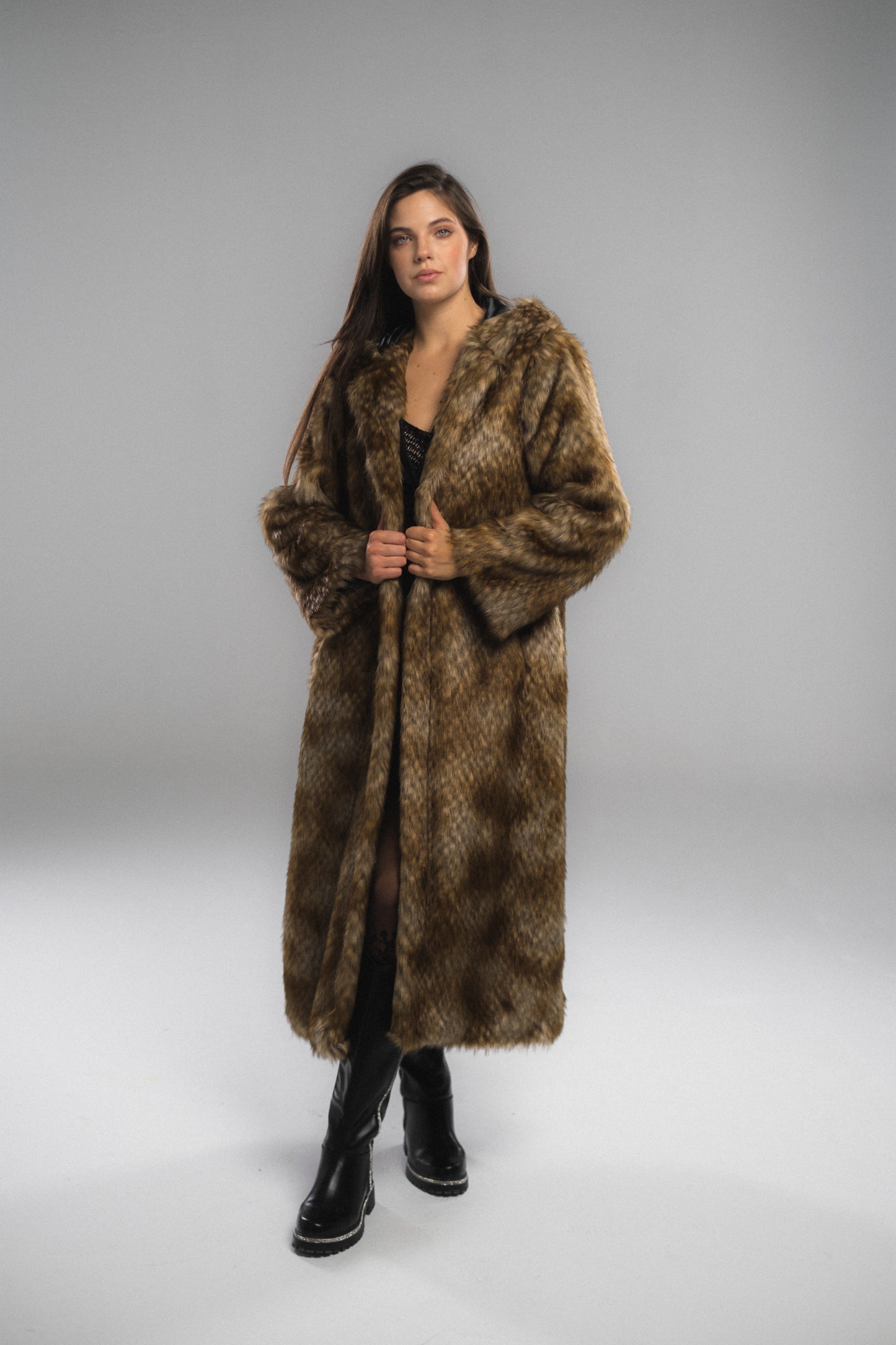 Dark Brown Fur Coat