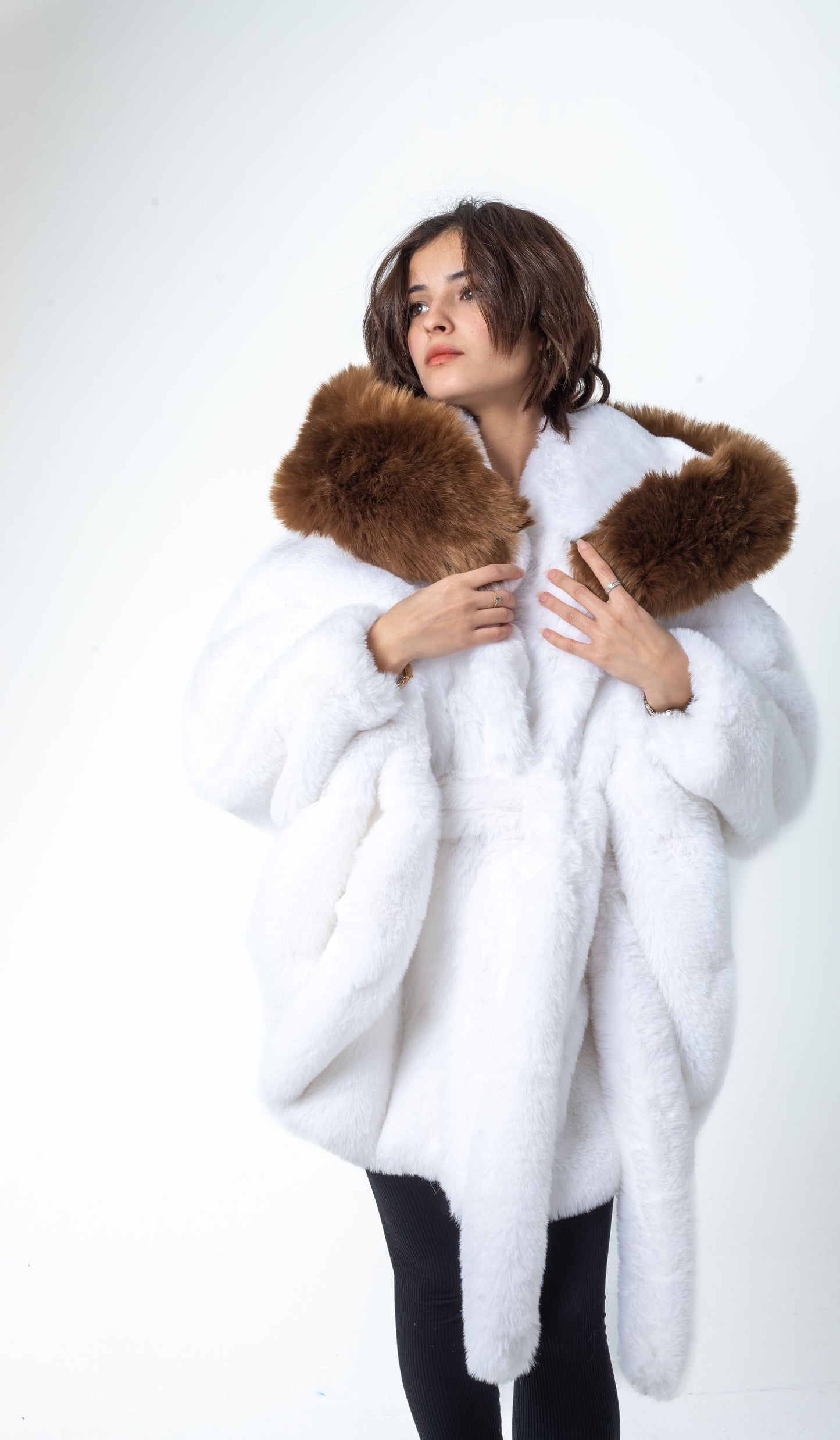 Off-White Cape Fur Jacket