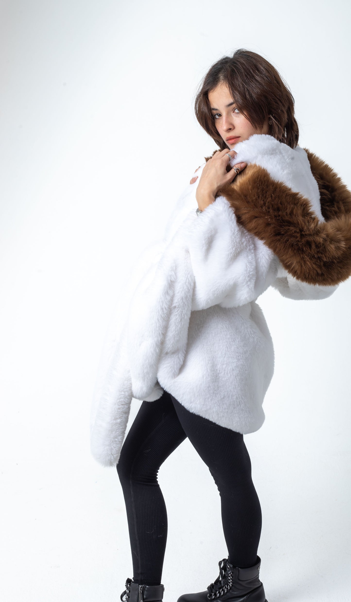 Off-White Cape Fur Jacket