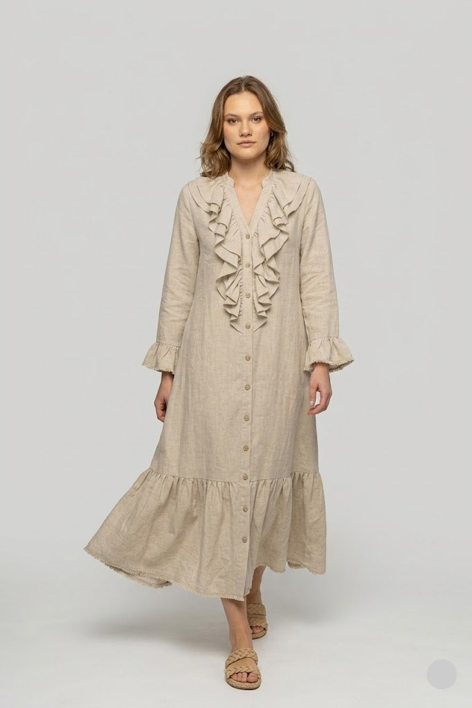 ELARA RUFFLE DRESS