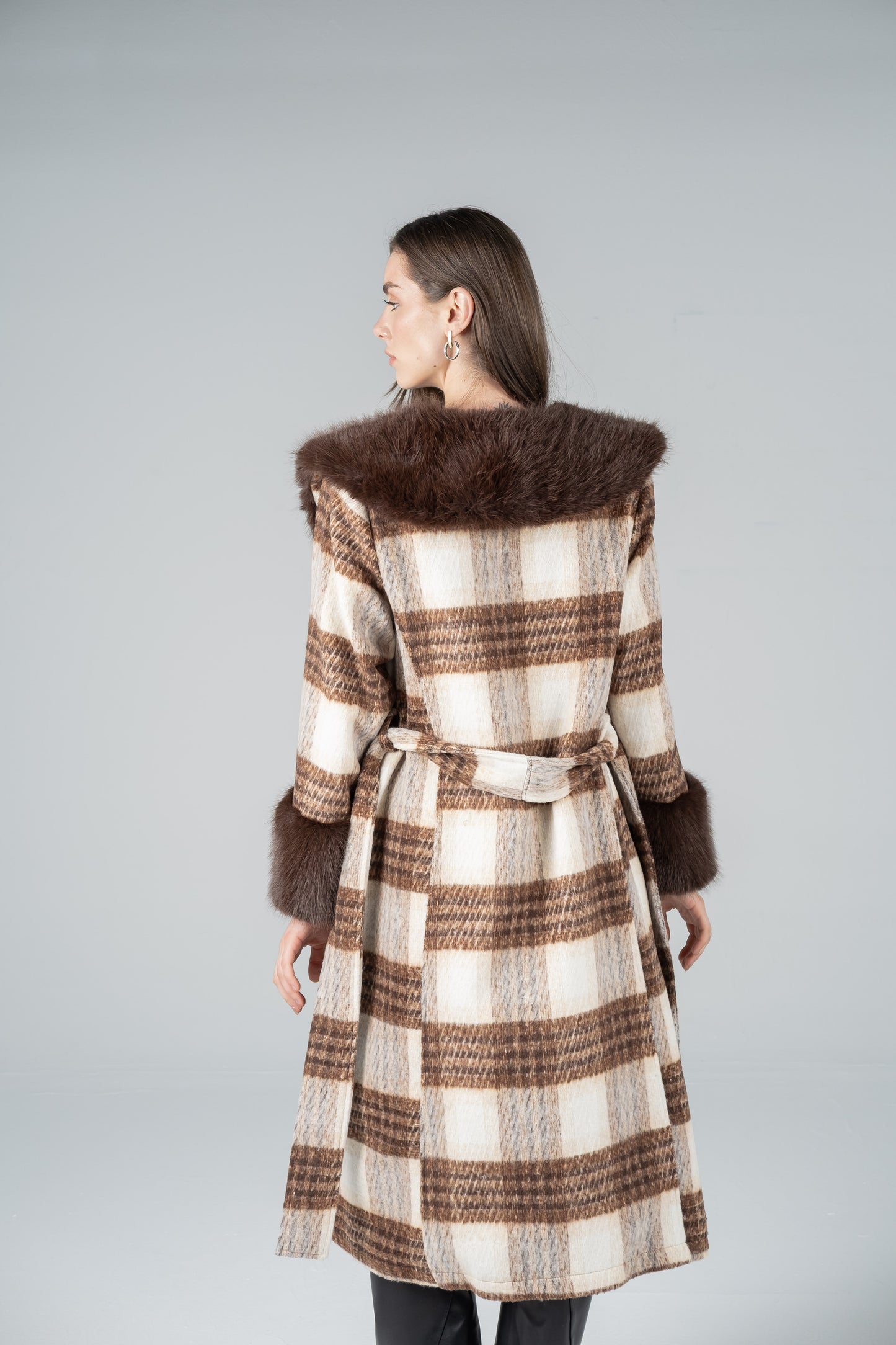 HAZEL TARTAN COAT