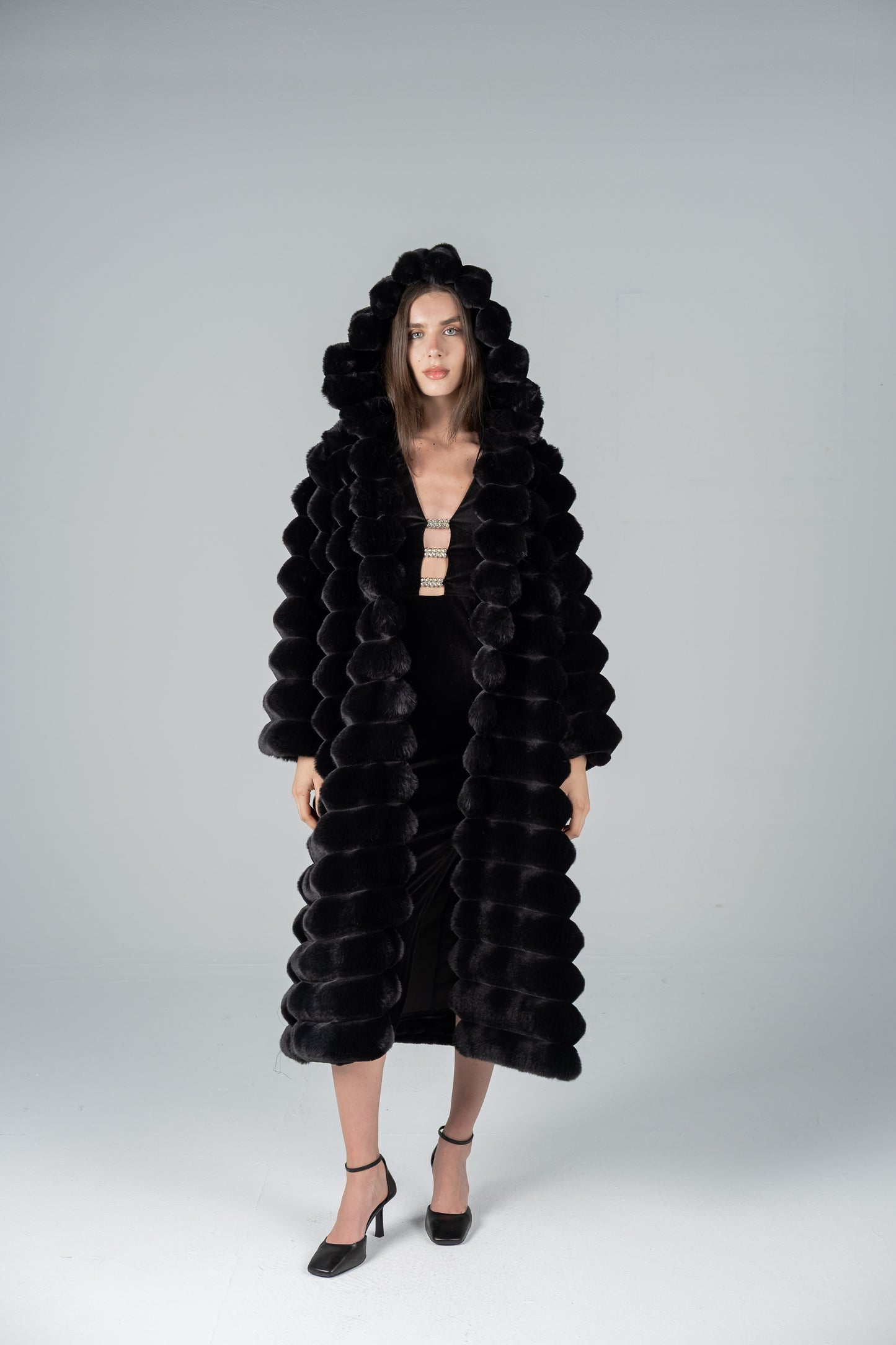 BUBBLE FUR COAT