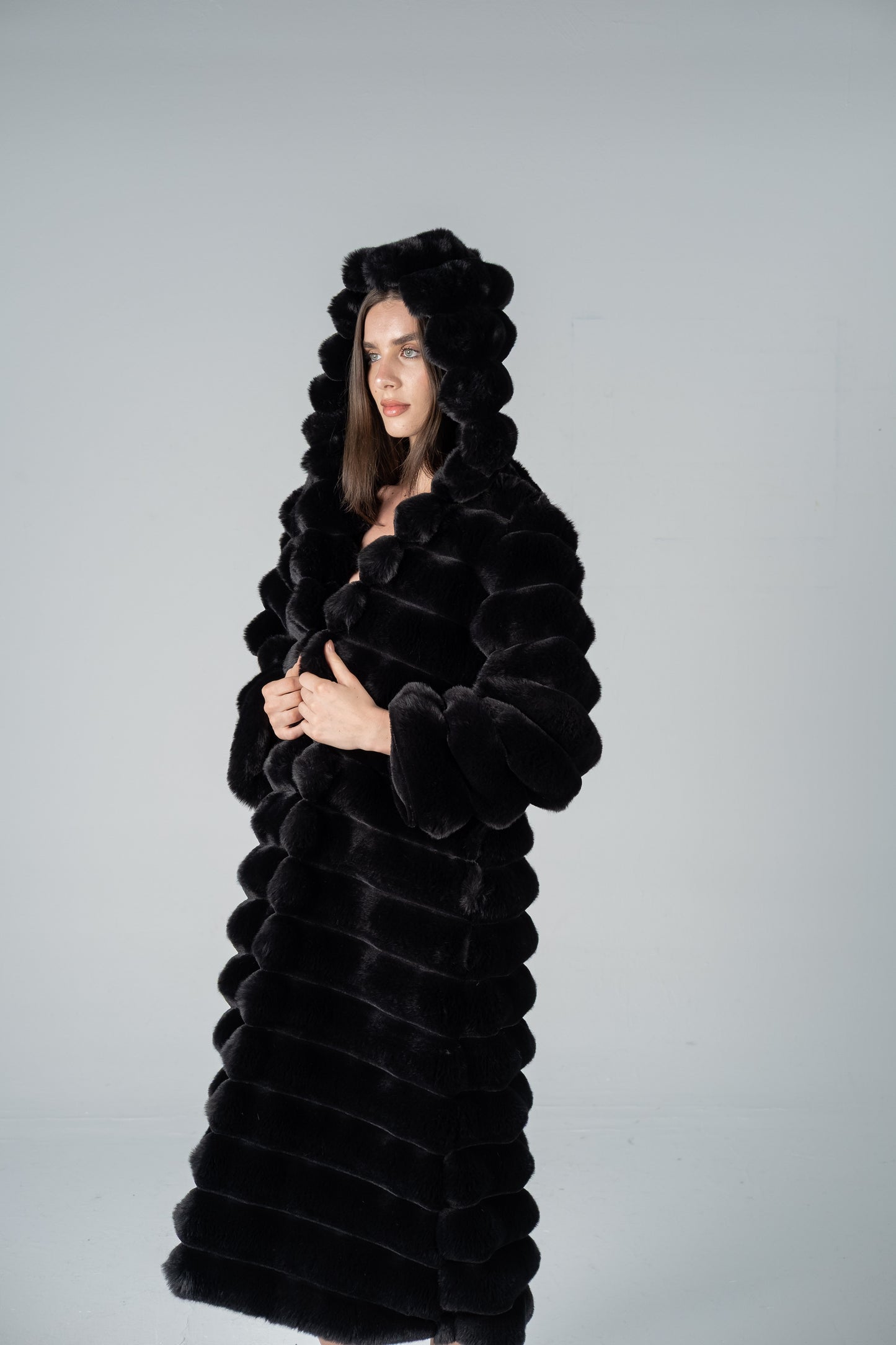 BUBBLE FUR COAT