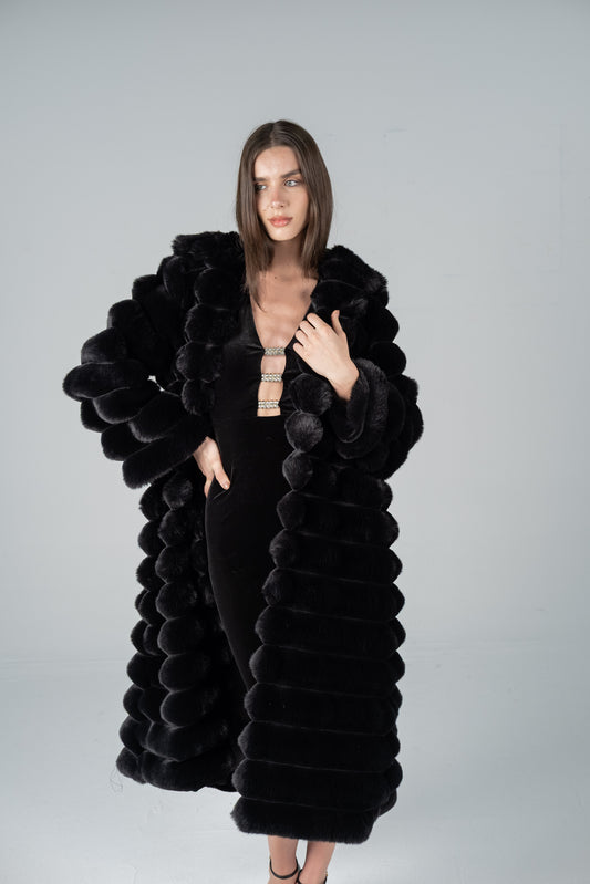BUBBLE FUR COAT