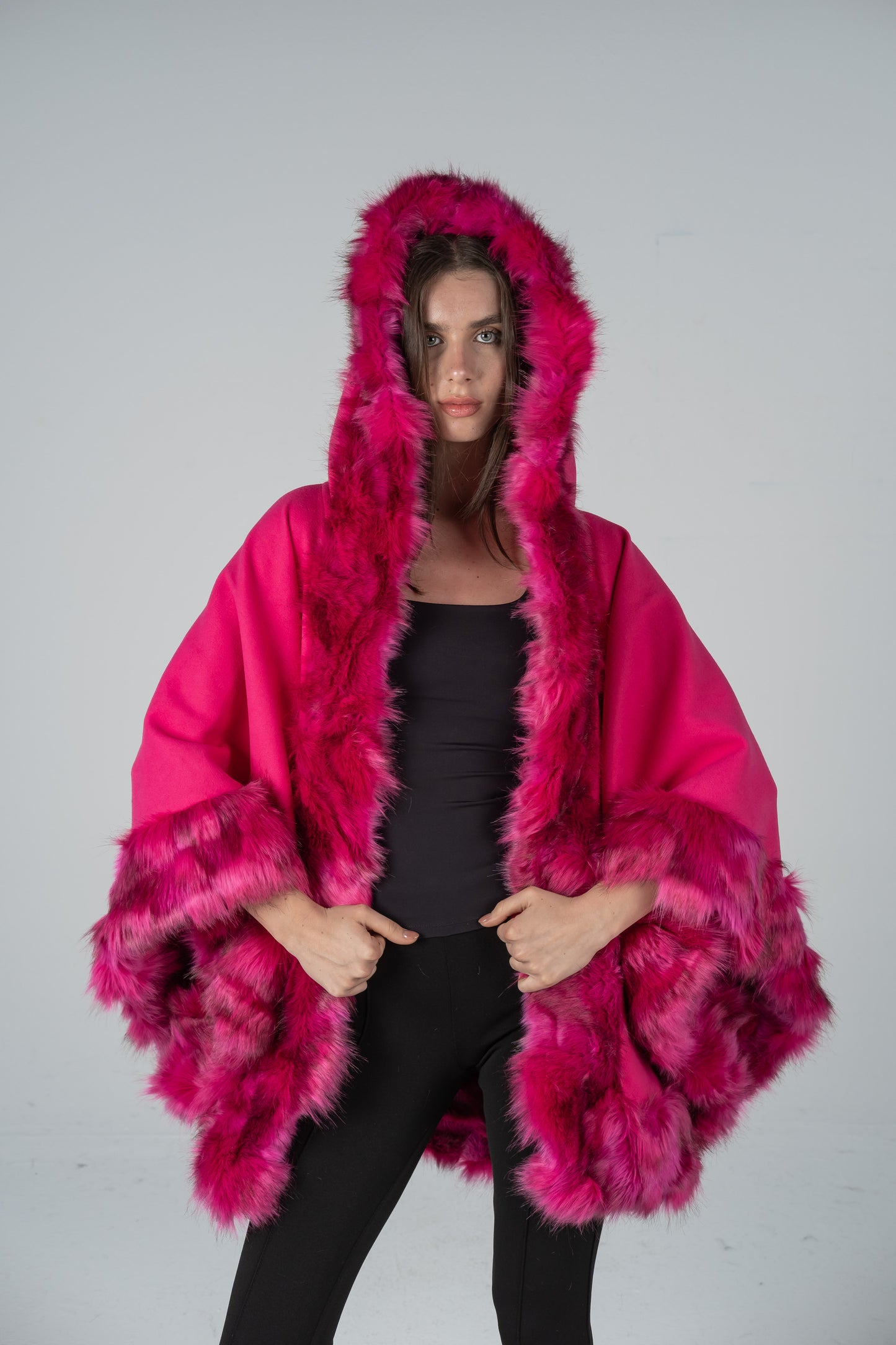 FUCHSIA FLAME CAPE