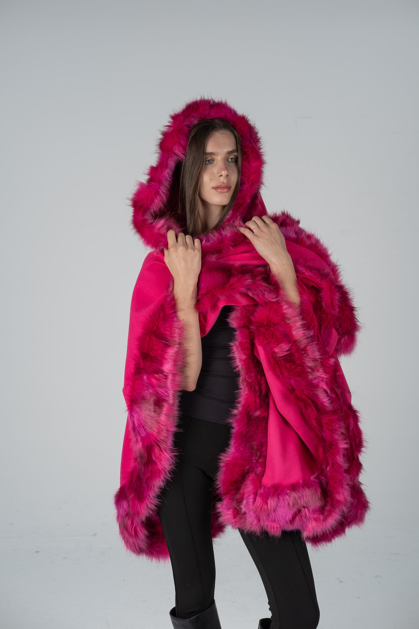 FUCHSIA FLAME CAPE