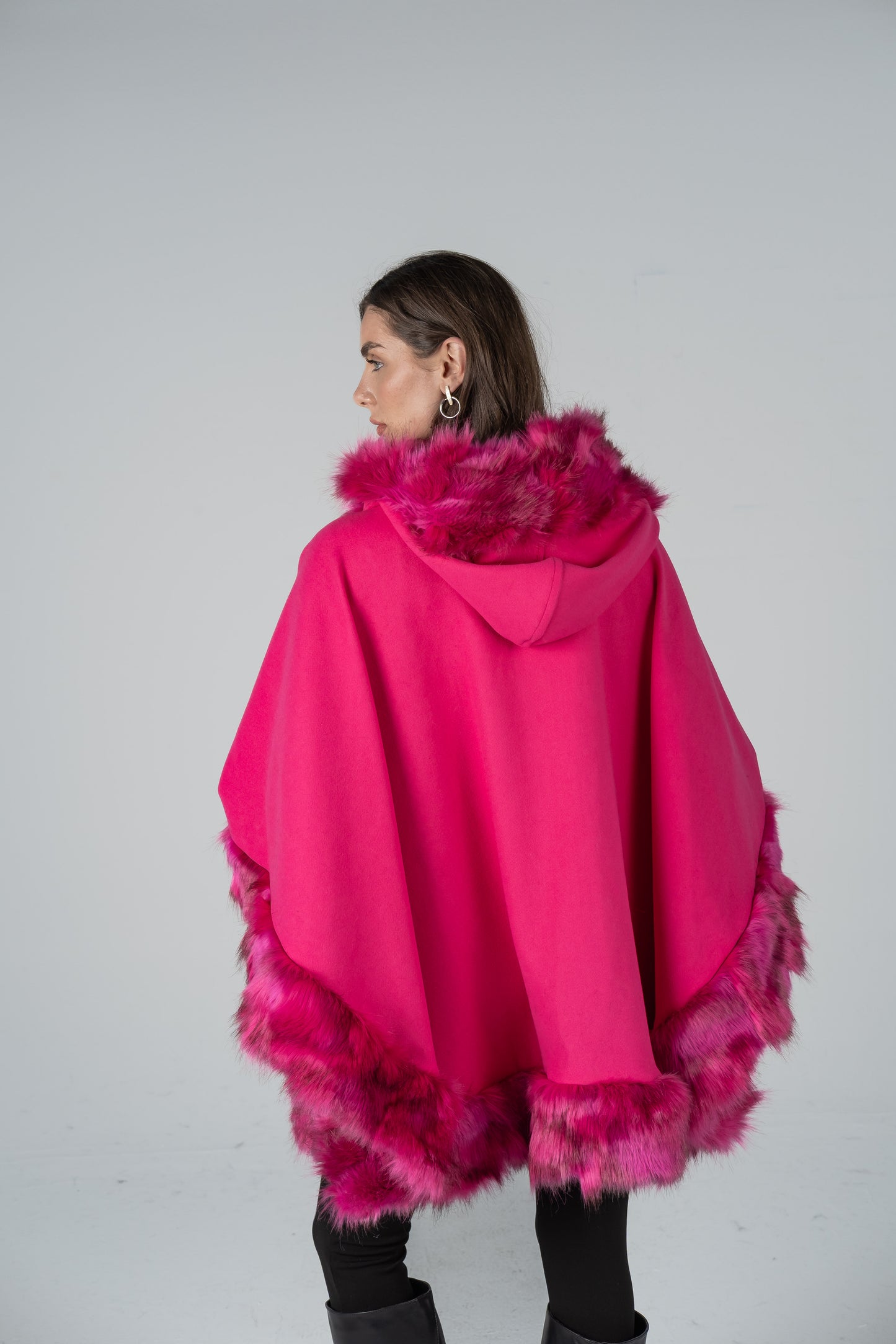 FUCHSIA FLAME CAPE