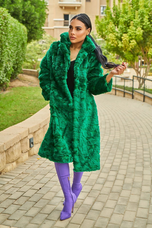 Green Fur Coat
