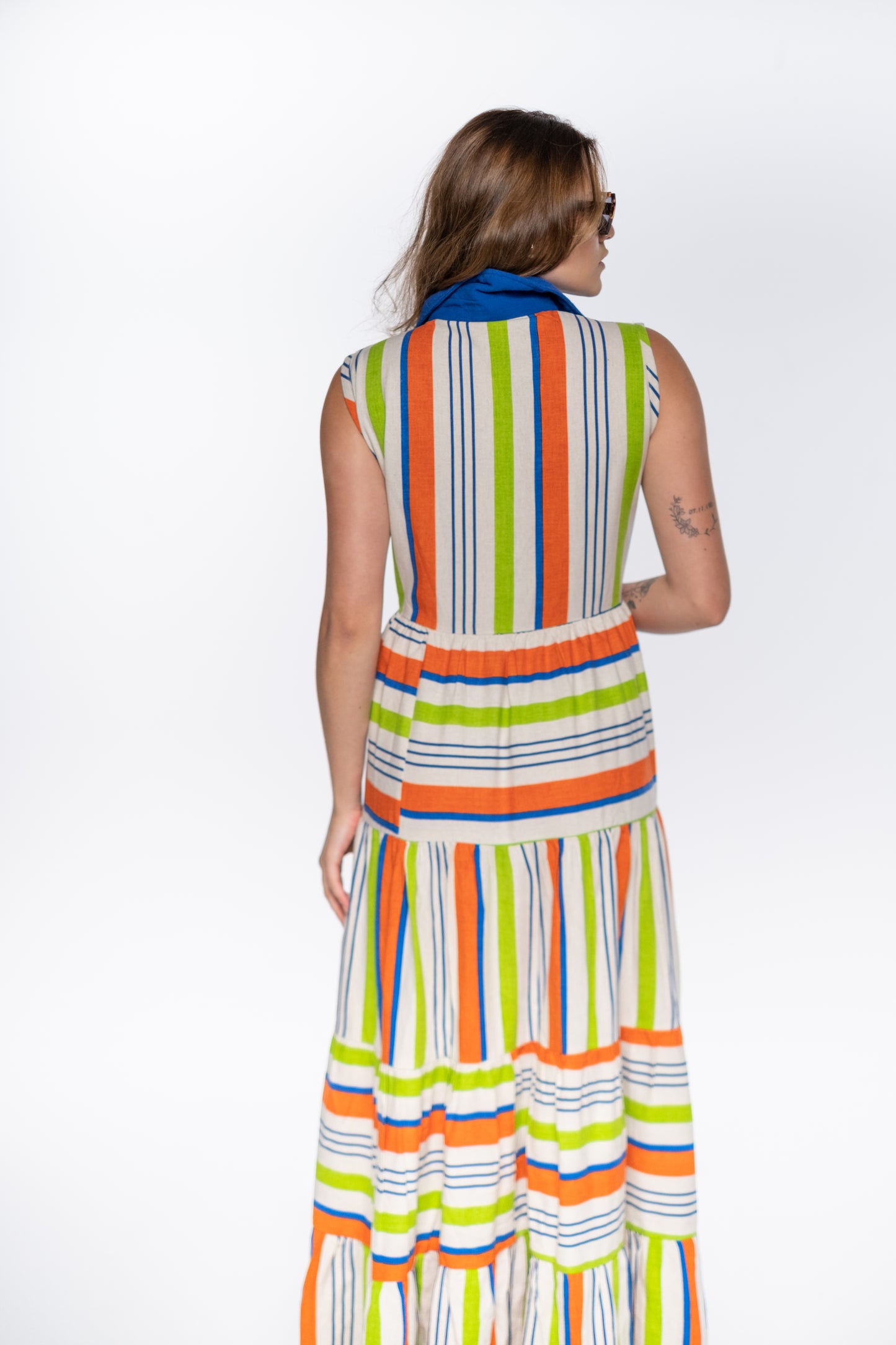 CARNIVAL STRIPE DRESS