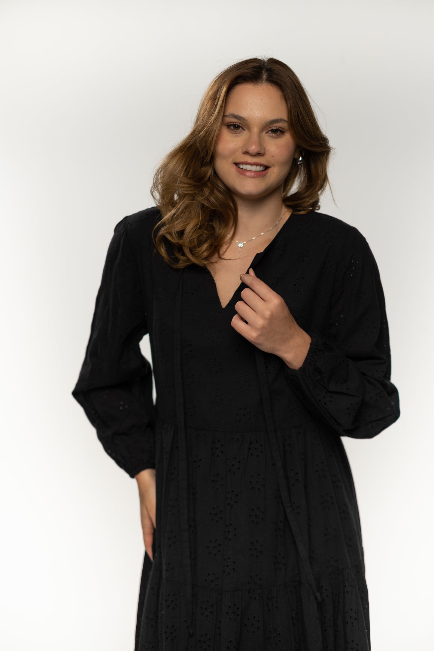 BLACK ROKAMA DRESS