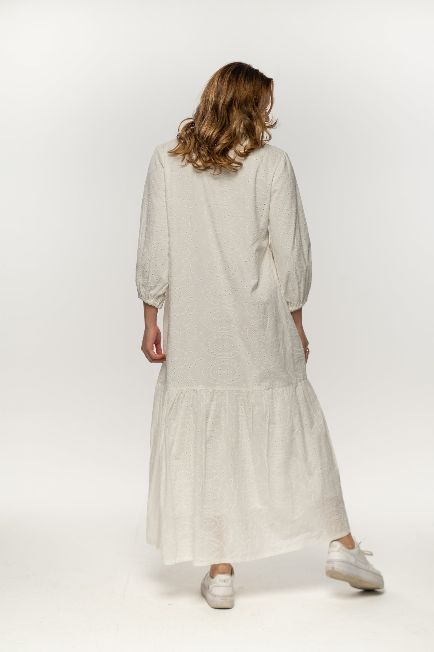 IVORY BREEZE SHIRT DRESS