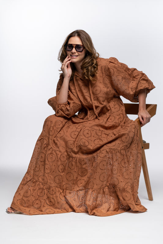 TERRACOTTA FLOW DRESS