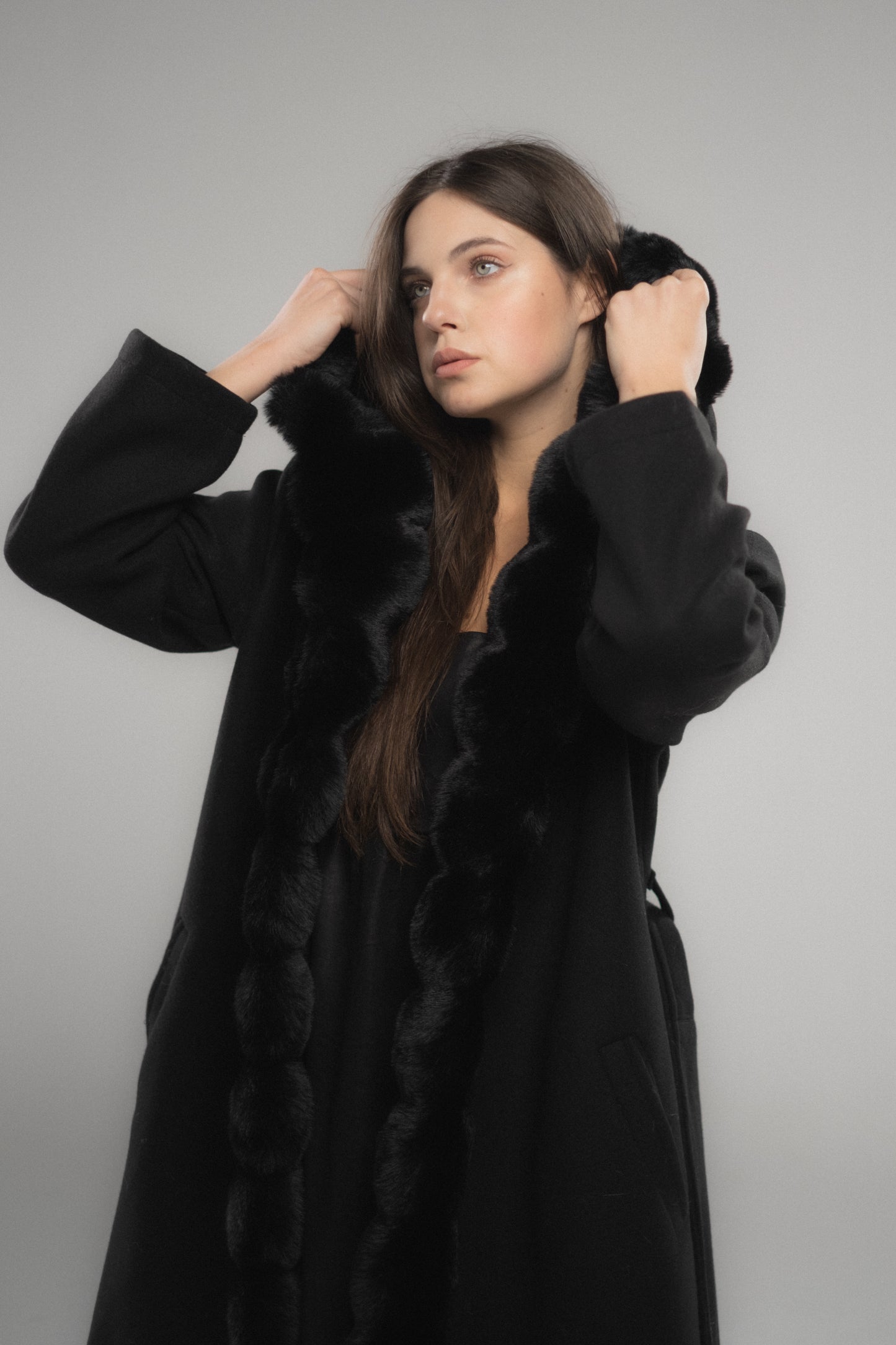 Wool Russet-Fur Coat