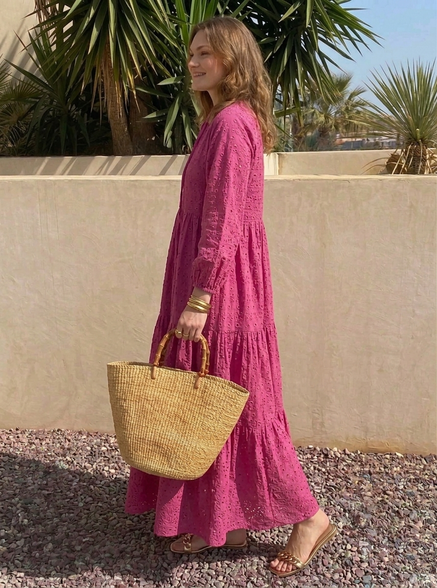 PRIMROSE EYELET MAXI DRESS