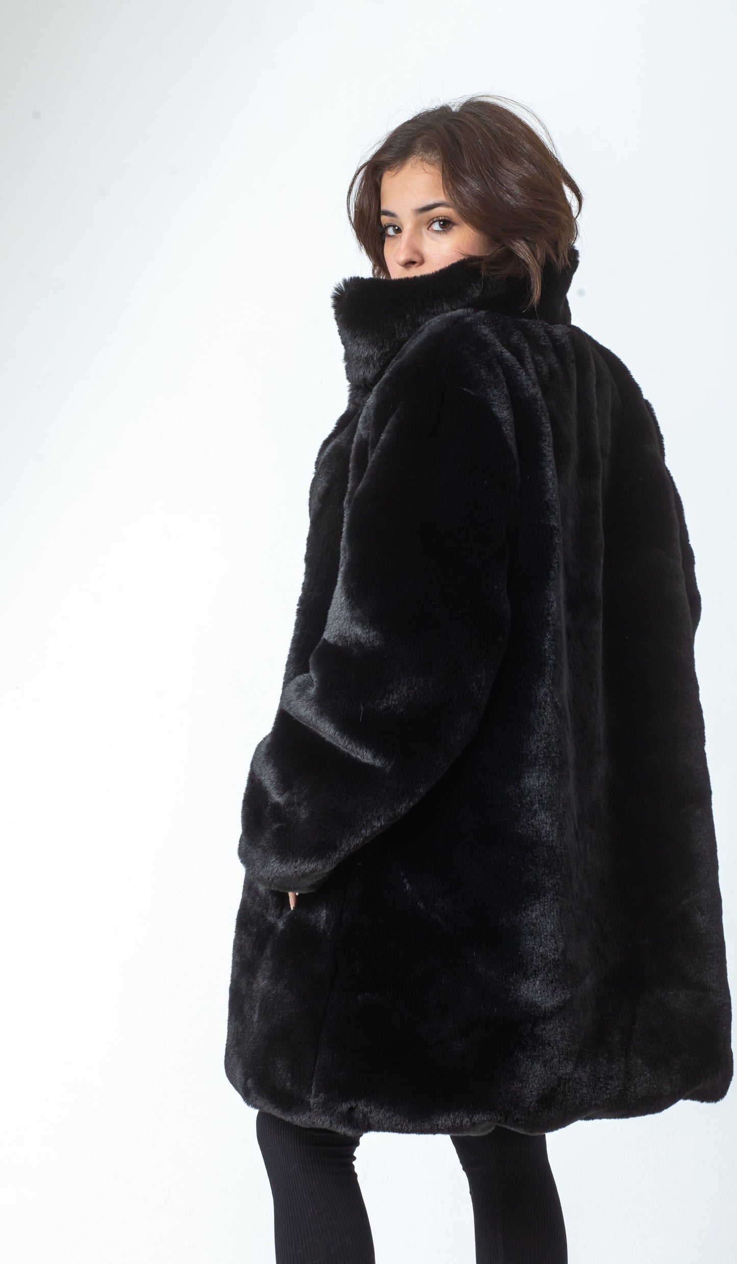 Plain Fur Coat
