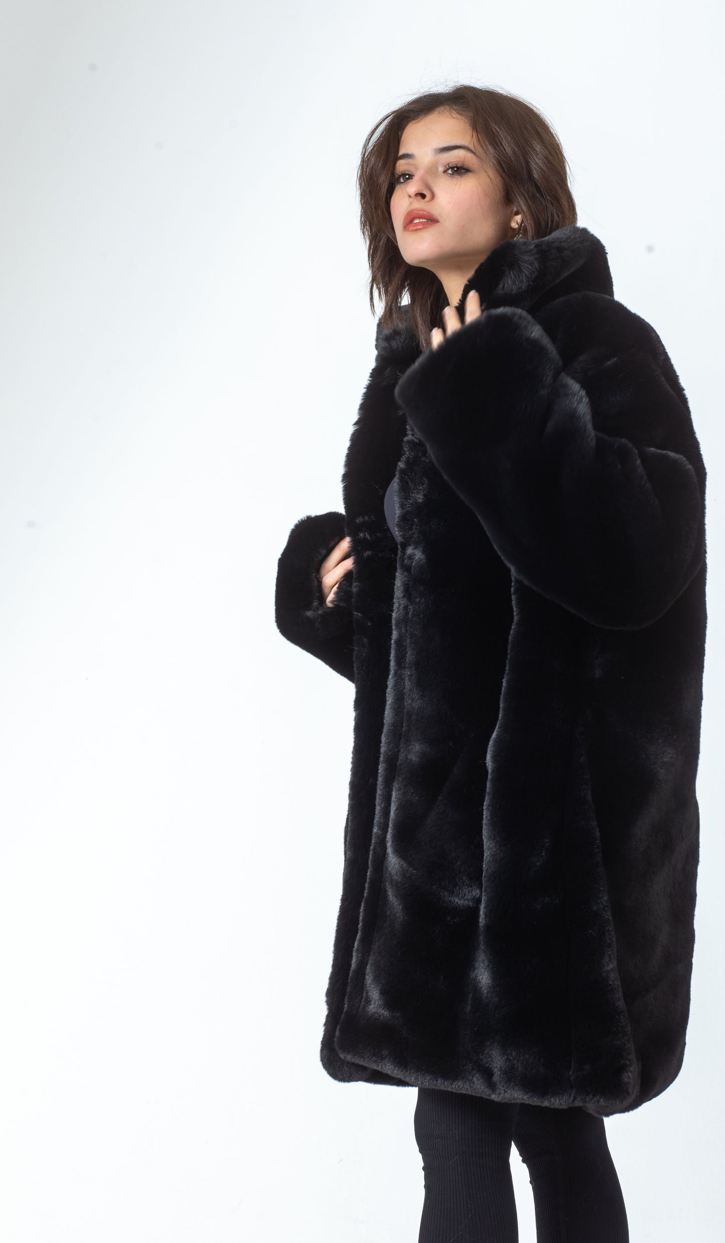 Plain Fur Coat