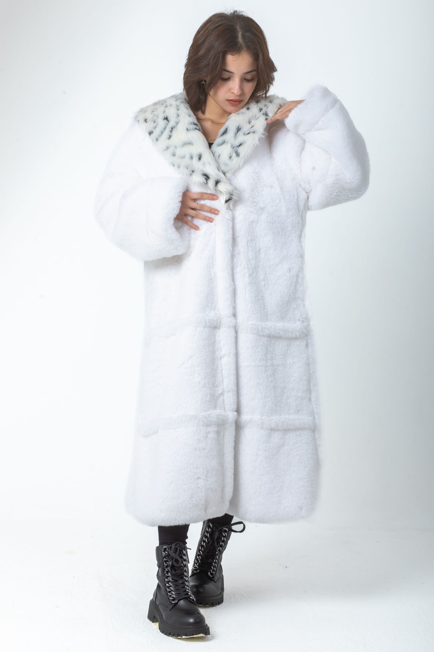 White-Tiger Fur Coat